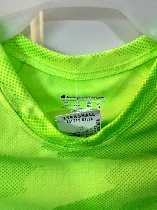 Women’s Champion Dri Fit T-shirt Neon Safety Green